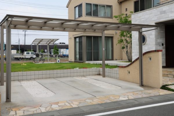 盛岡市 山田様邸 カーポート設置